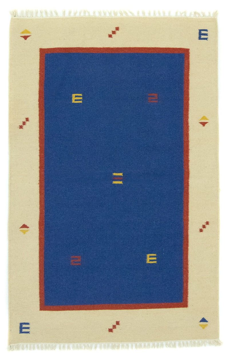 Kelim Rug - Trendy - 180 x 120 cm - blue