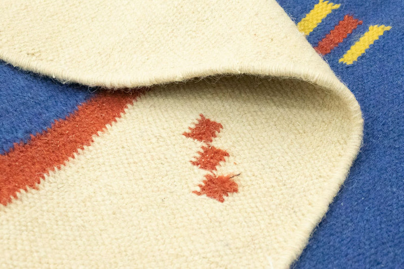 Kelim Rug - Trendy - 180 x 120 cm - blue