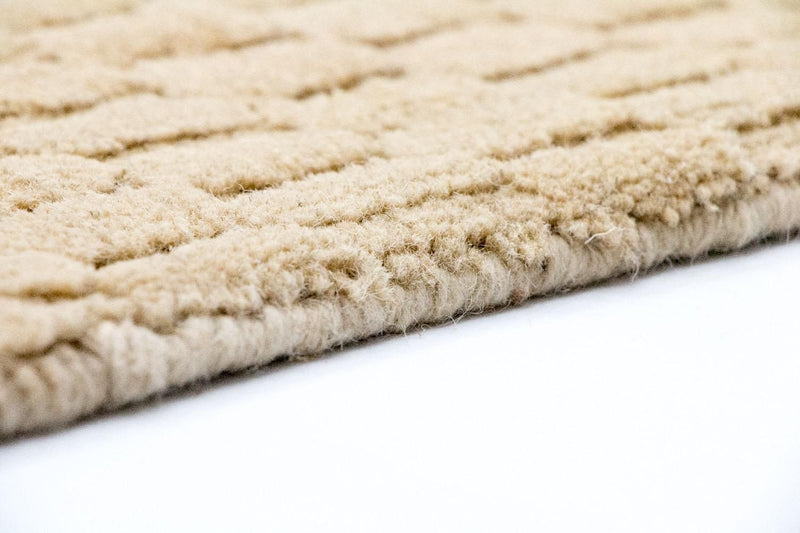 Wool Rug - 177 x 125 cm - beige