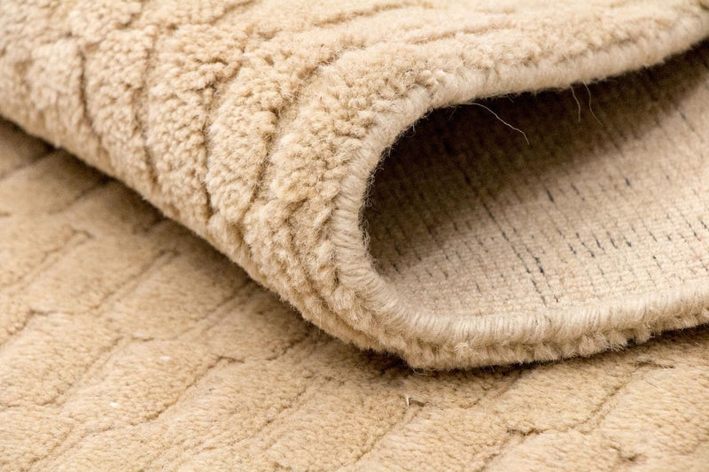 Wool Rug - 177 x 125 cm - beige