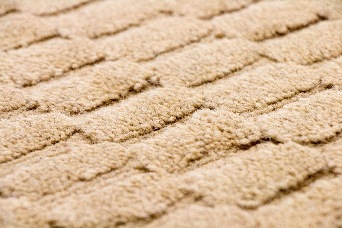 Wool Rug - 177 x 125 cm - beige