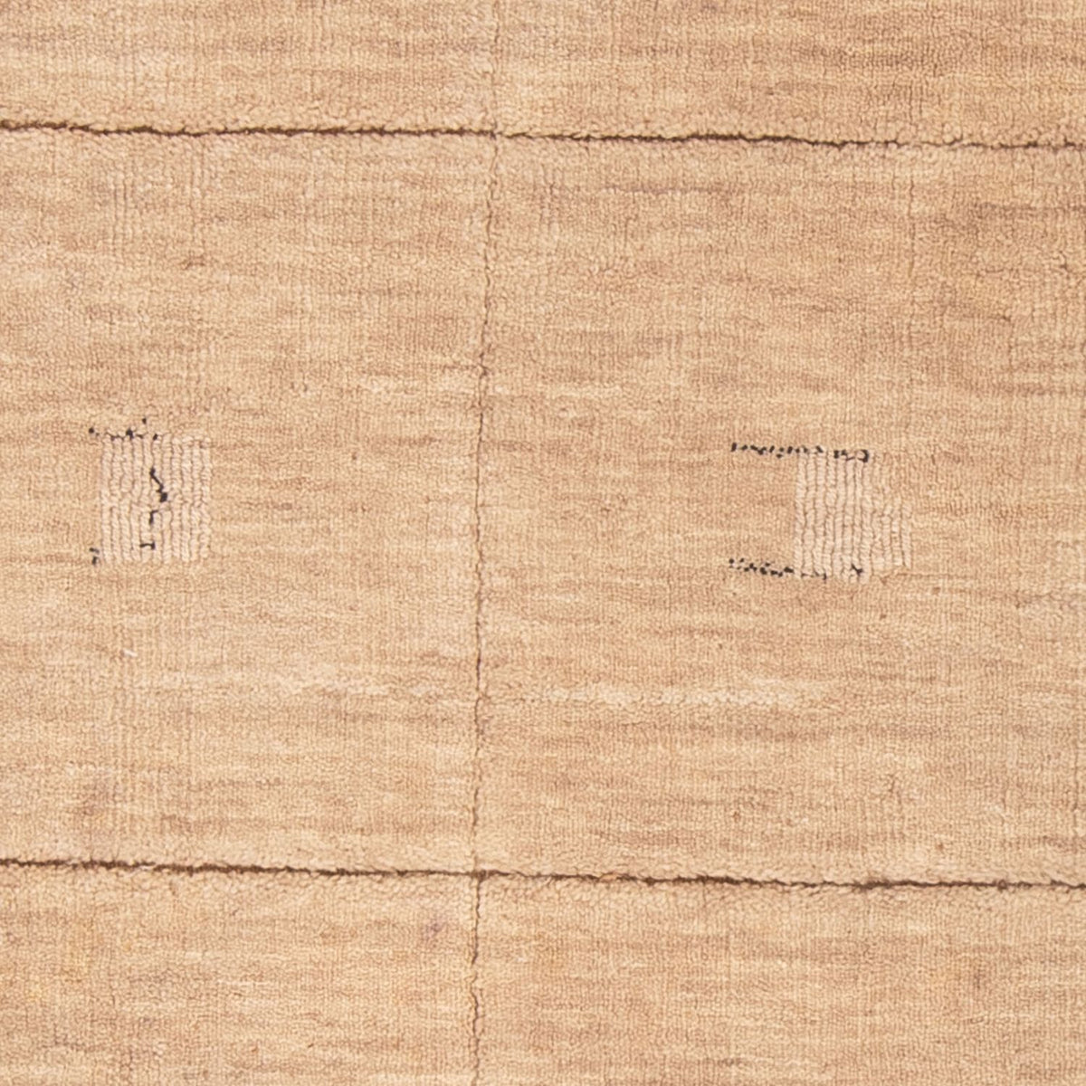 Gabbeh Rug - Loribaft Softy - 117 x 85 cm - light beige