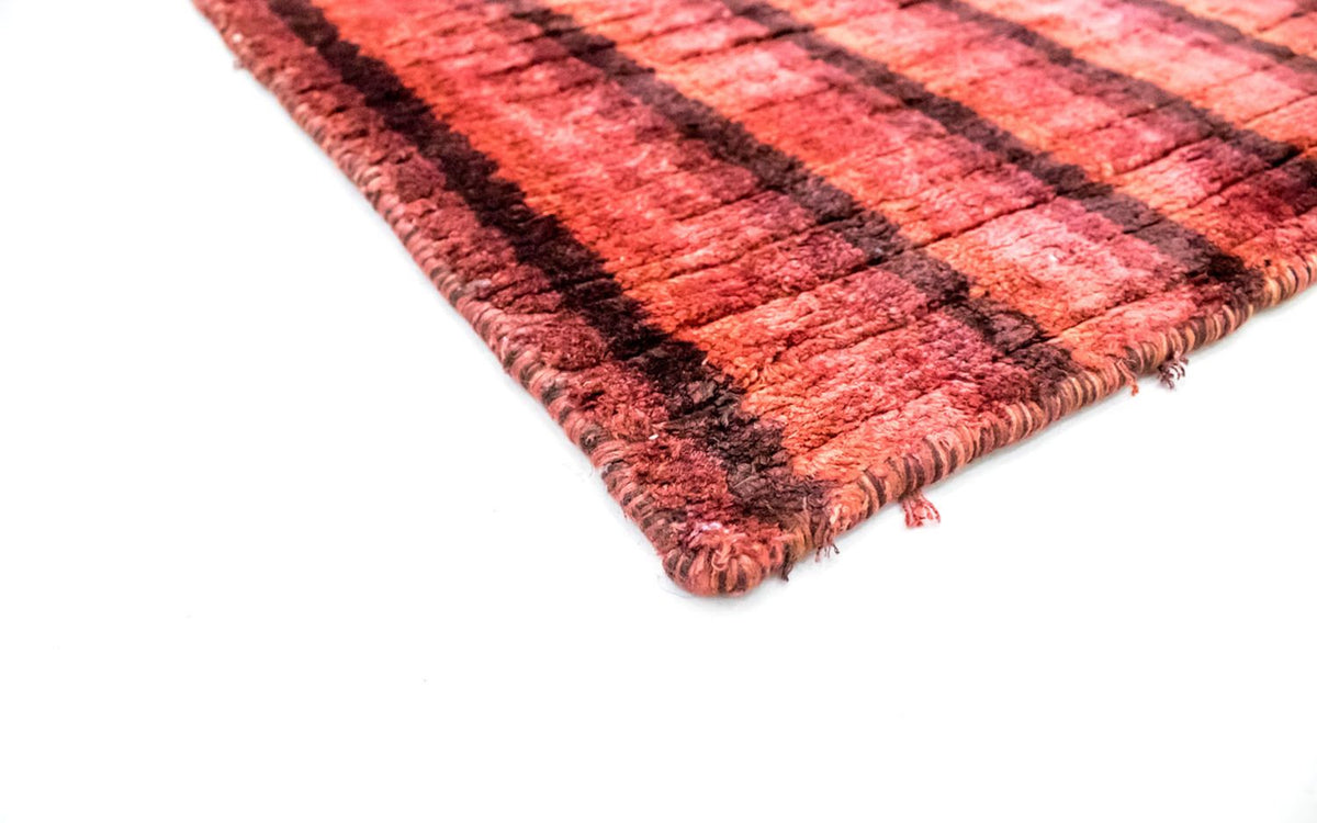 Runner Viscose Rug - 203 x 63 cm - red