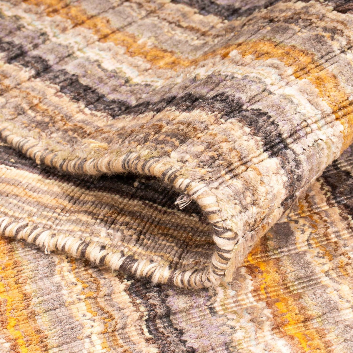 Runner Viscose Rug - 158 x 67 cm - multicolored