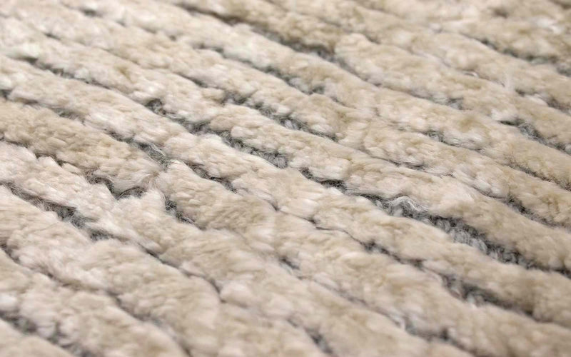 Viscose Rug - 95 x 66 cm - beige