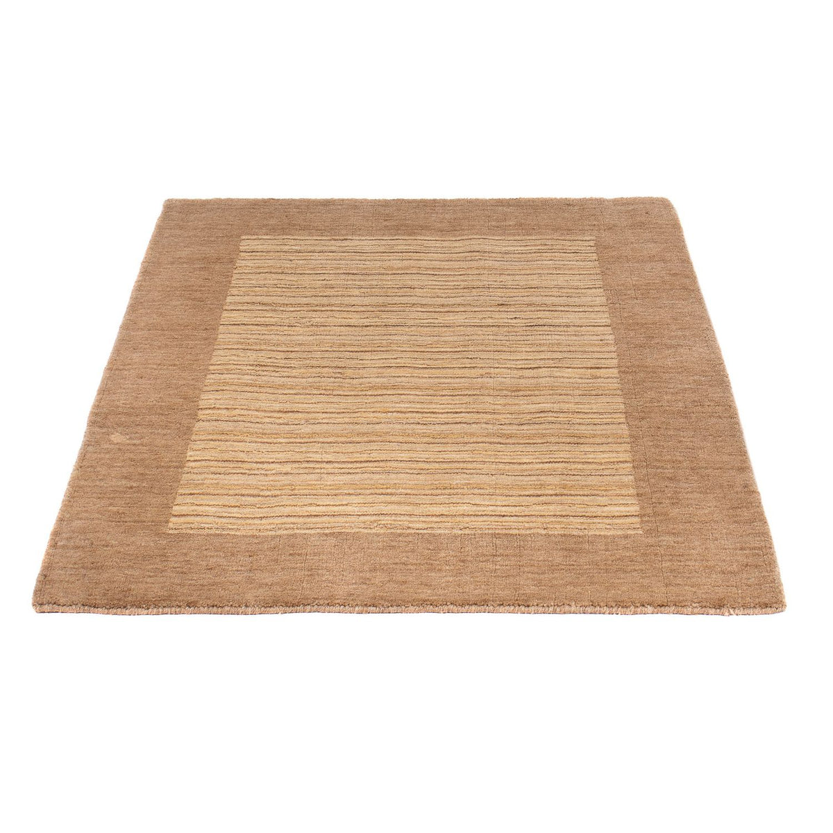 Gabbeh Rug - Loribaft Softy - 117 x 91 cm - light brown