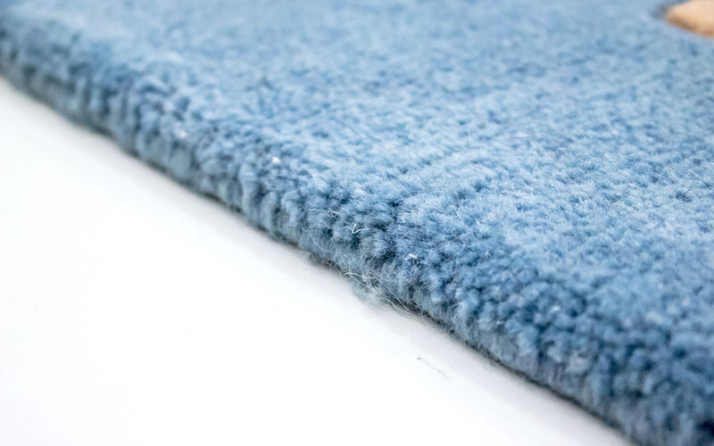Nepal Rug - 140 x 70 cm - light blue