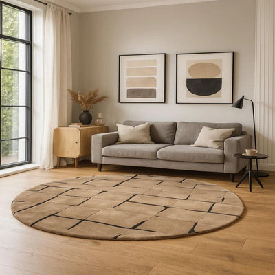 Designer Rug - LunarLuxe - round