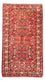 Runner Afghan Rug - 194 x 108 cm - red