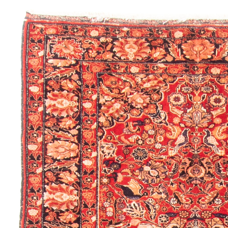 Runner Afghan Rug - 194 x 108 cm - red