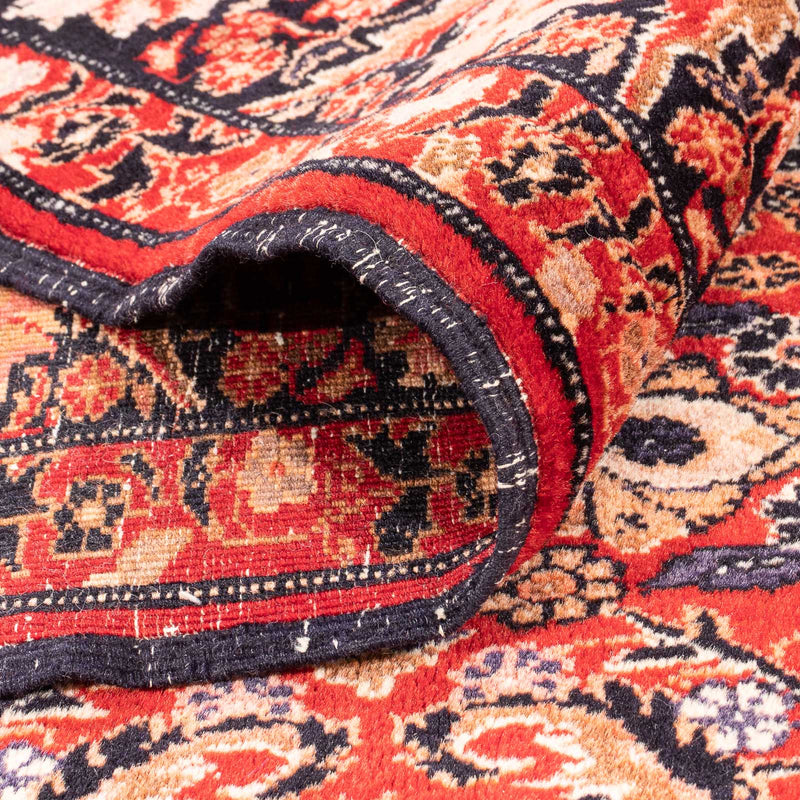 Runner Afghan Rug - 194 x 108 cm - red