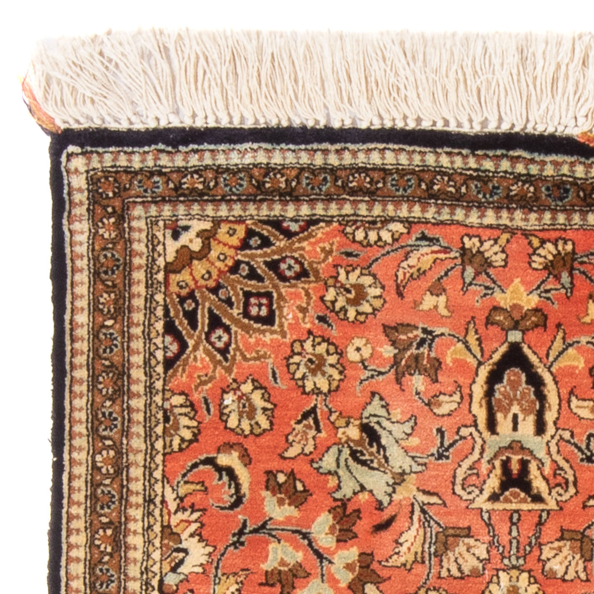 Qom Silk Rug 60x80cm - Persian Rugs