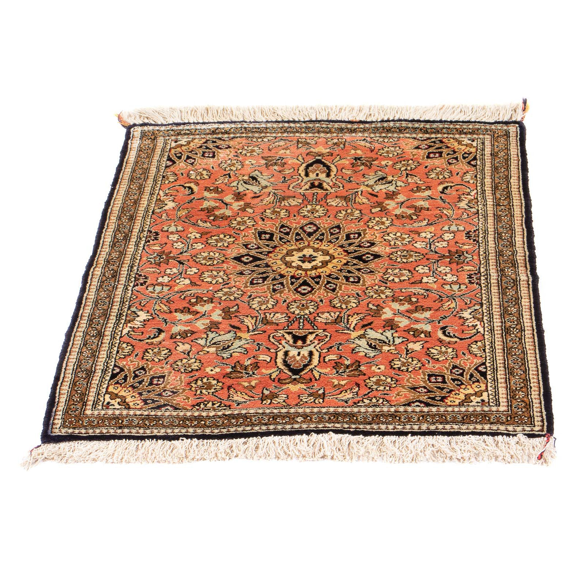 Silk Rug - Ghom Silk - Premium - 80 x 60 cm - red