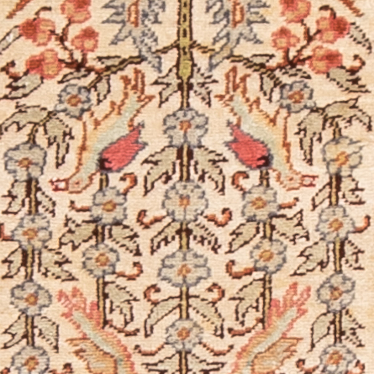 Oriental Rug - Hereke - 58 x 39 cm - beige