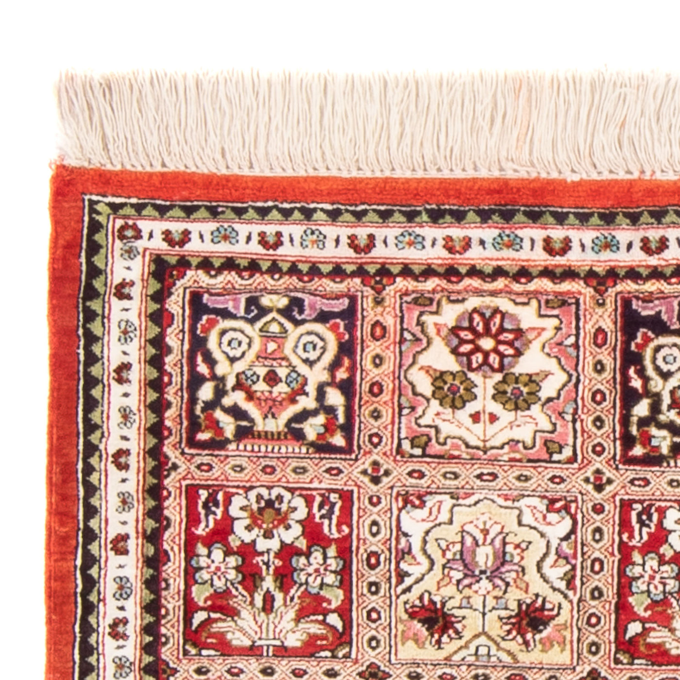 Qom Silk Rug 71x58cm - Persian Rugs