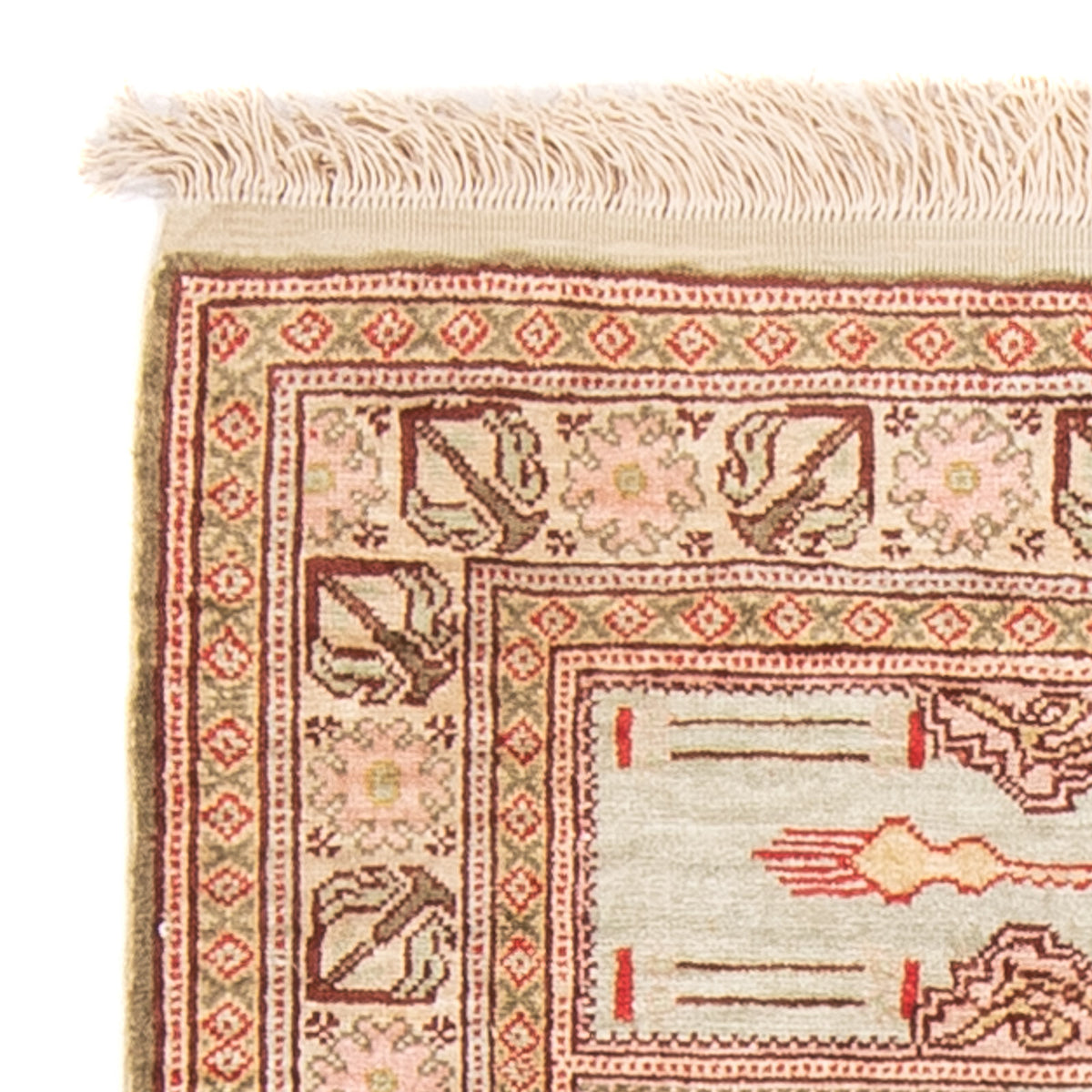 Oriental Rug - Hereke - 61 x 41 cm - multicolored