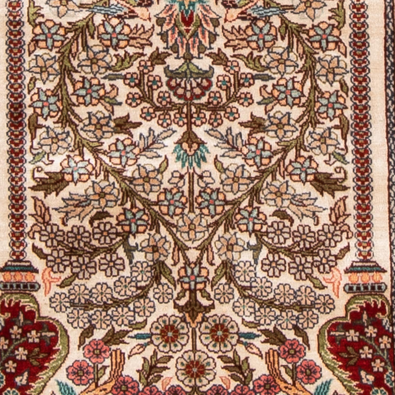 Oriental Rug - Hereke - 91 x 62 cm - multicolored