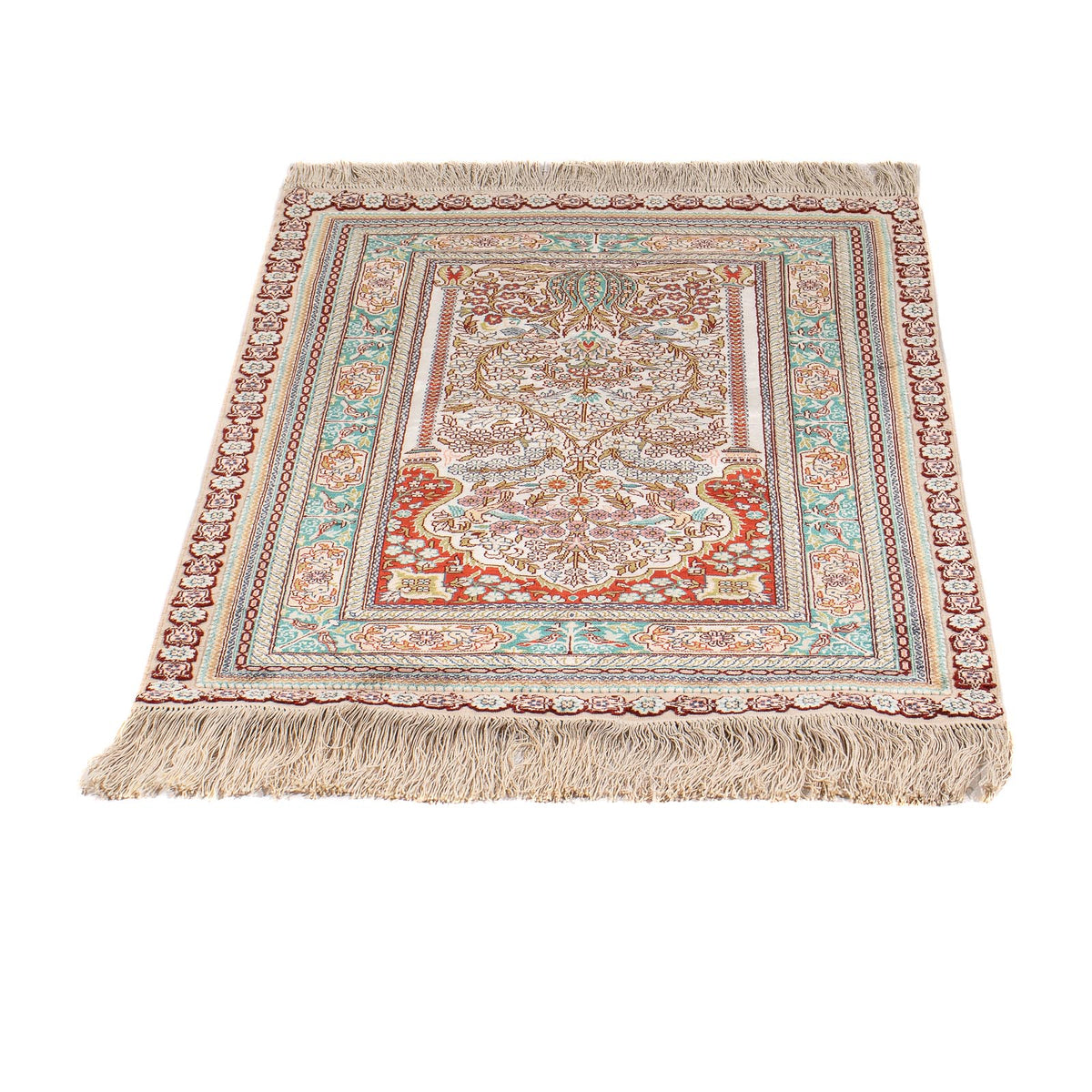 Oriental Rug - Hereke - 91 x 62 cm - multicolored