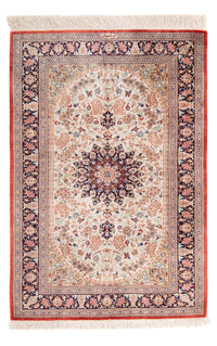Silk Rug - Ghom Silk - Premium - 119 x 77 cm - beige