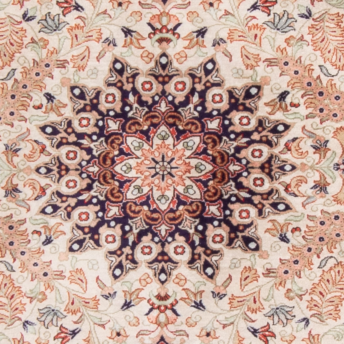 Silk Rug - Ghom Silk - Premium - 119 x 77 cm - beige