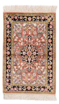Silk Rug - Chinese Silk - 93 x 62 cm - red