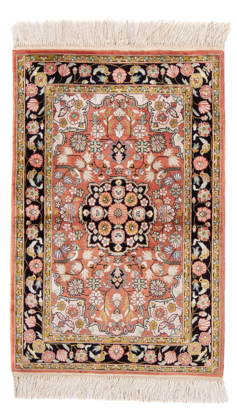 Silk Rug - Chinese Silk - 93 x 62 cm - red