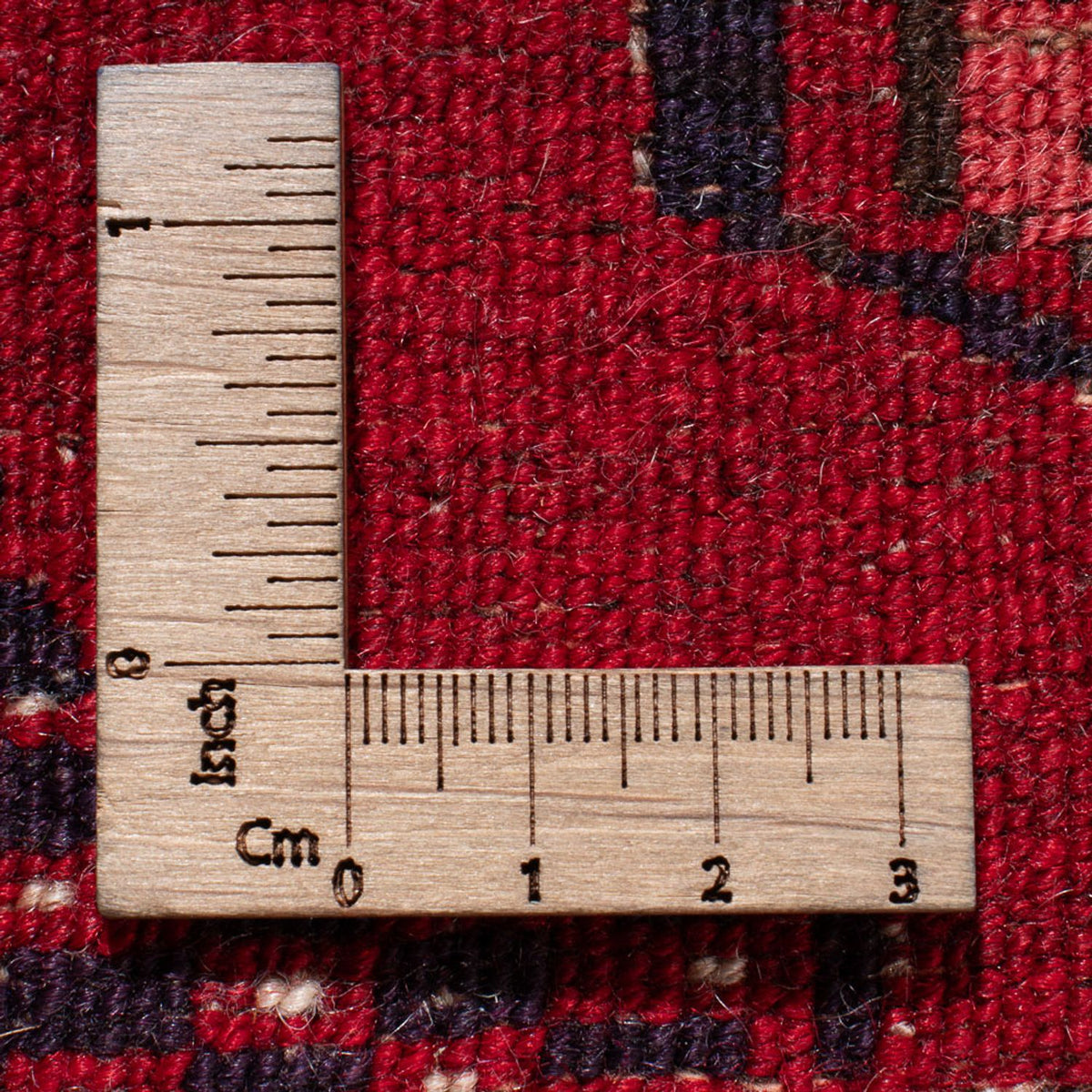 Turkaman Rug - 121 x 83 cm - dark red