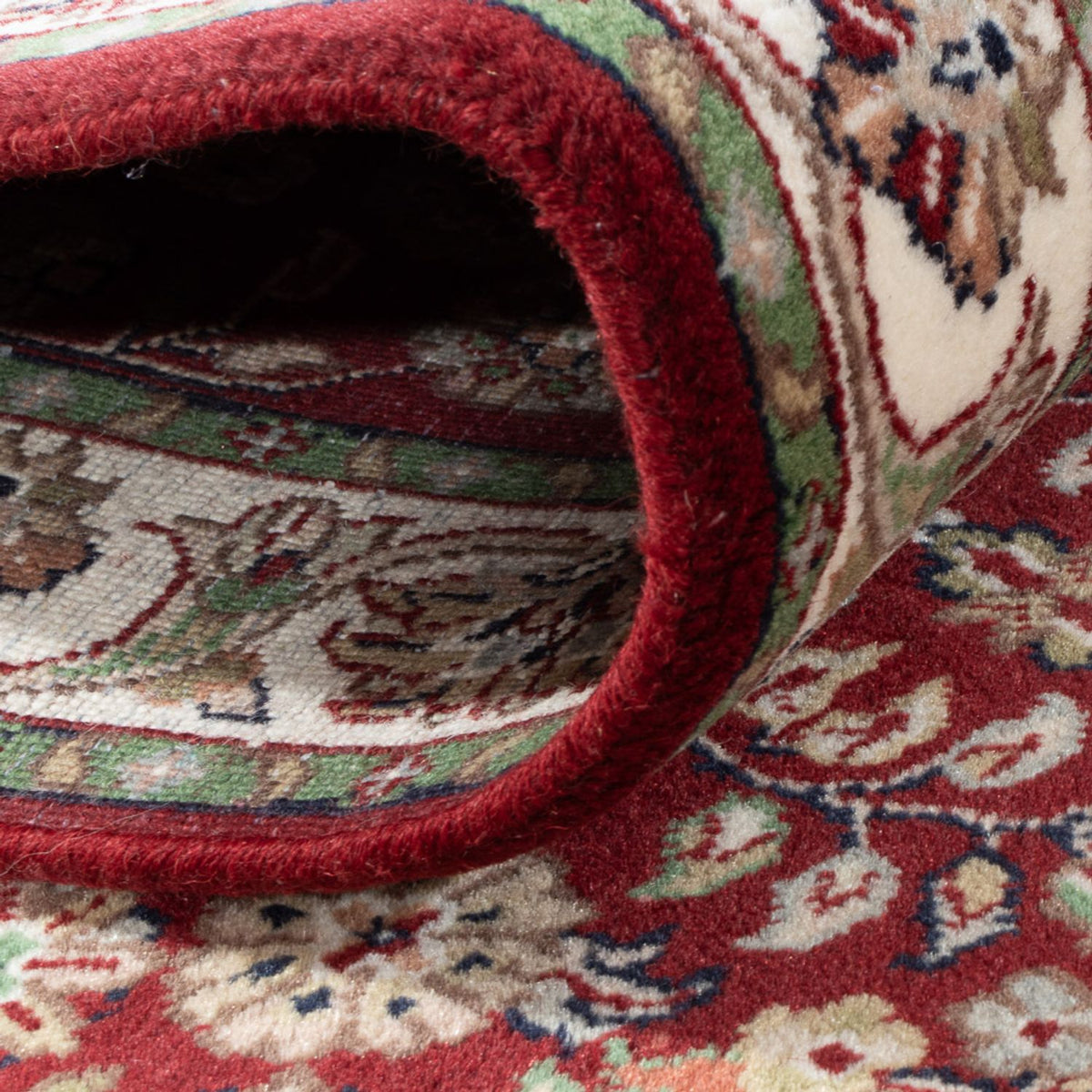 Runner Oriental Rug - Bidjar - Indus - 253 x 70 cm - dark beige