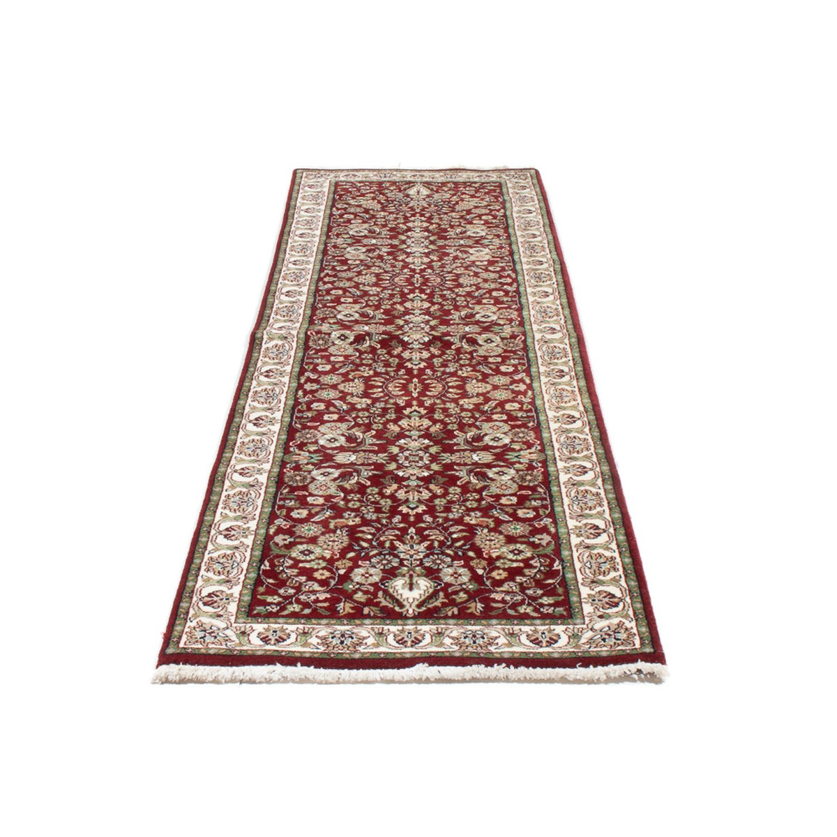 Runner Oriental Rug - Bidjar - Indus - 253 x 70 cm - dark beige