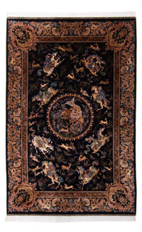 Perser Rug - Ghom - 230 x 150 cm - dark blue