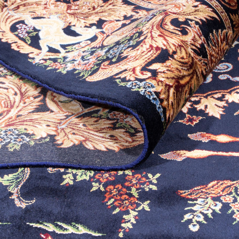 Perser Rug - Ghom - 230 x 150 cm - dark blue