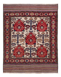 Afghan Rug - 165 x 125 cm - multicolored