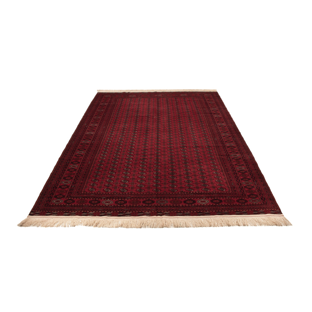 Afghan Rug - Bukhara - 390 x 296 cm - dark red