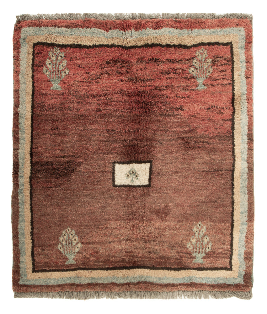 Gabbeh Rug - Perser square  - 100 x 93 cm - multicolored