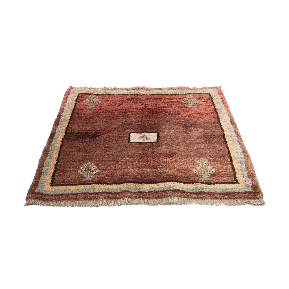 Gabbeh Rug - Perser square  - 100 x 93 cm - multicolored