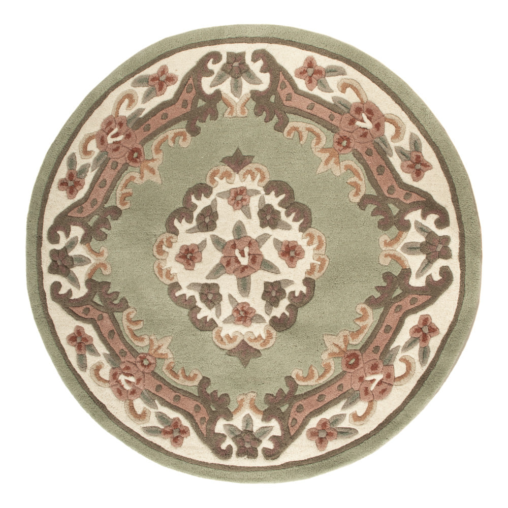 Chinese Rug round  - 120 x 120 cm - multicolored