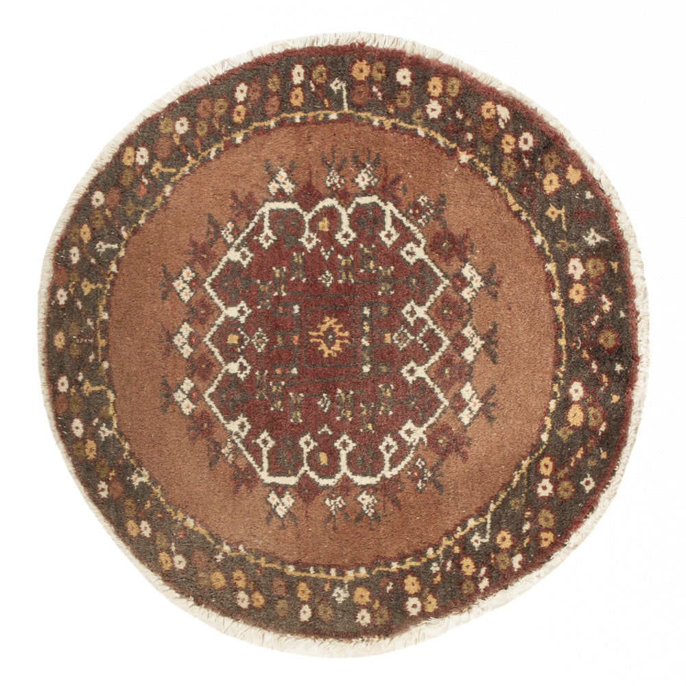 Oriental Rug round  - 72 x 72 cm - multicolored