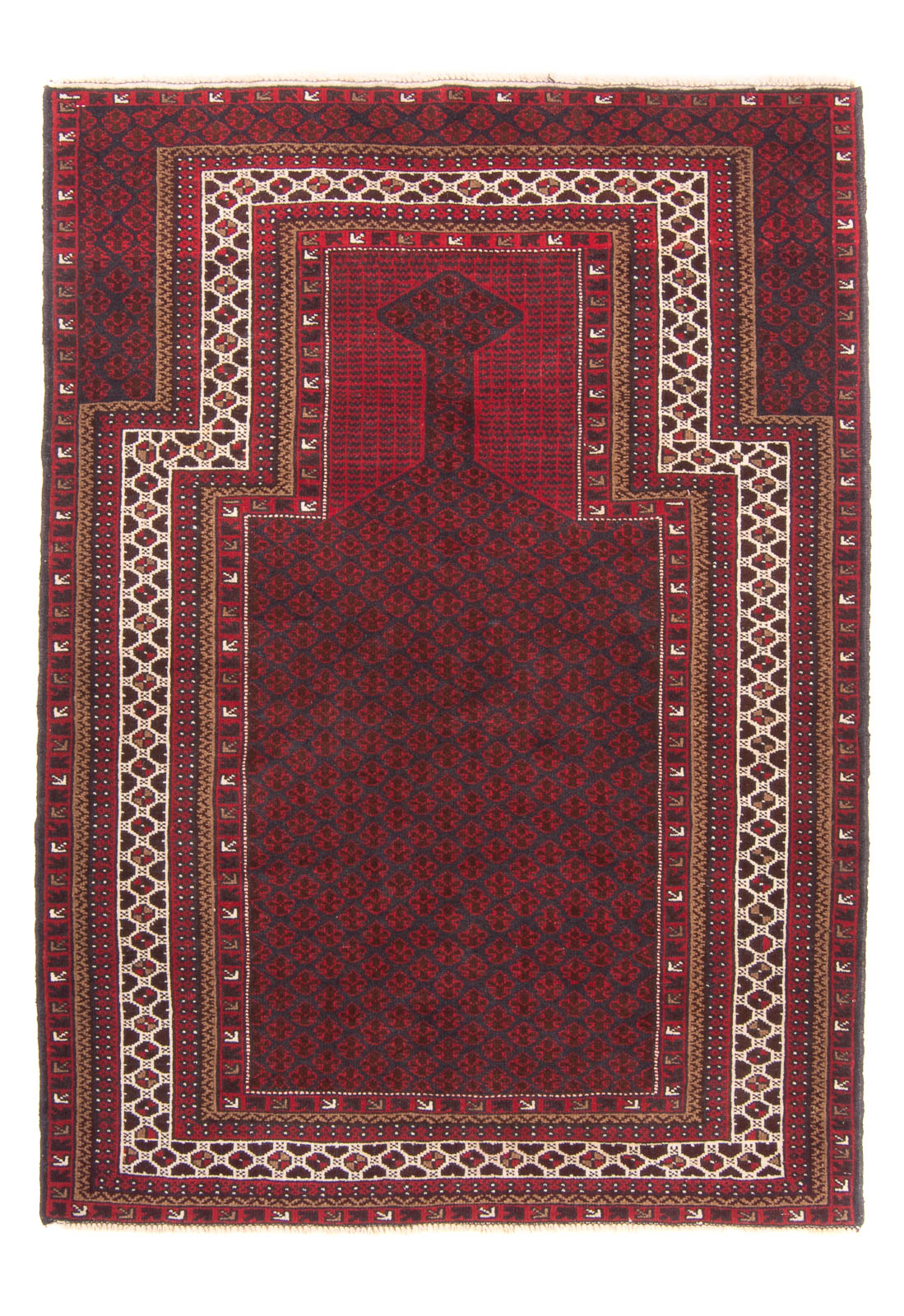 Belutsch Rug - Prayer Rug - 155 x 103 cm - dark blue