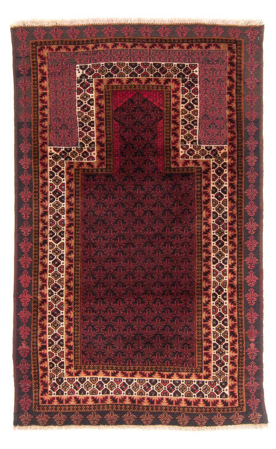 Belutsch Rug - Prayer Rug - 140 x 90 cm - dark blue
