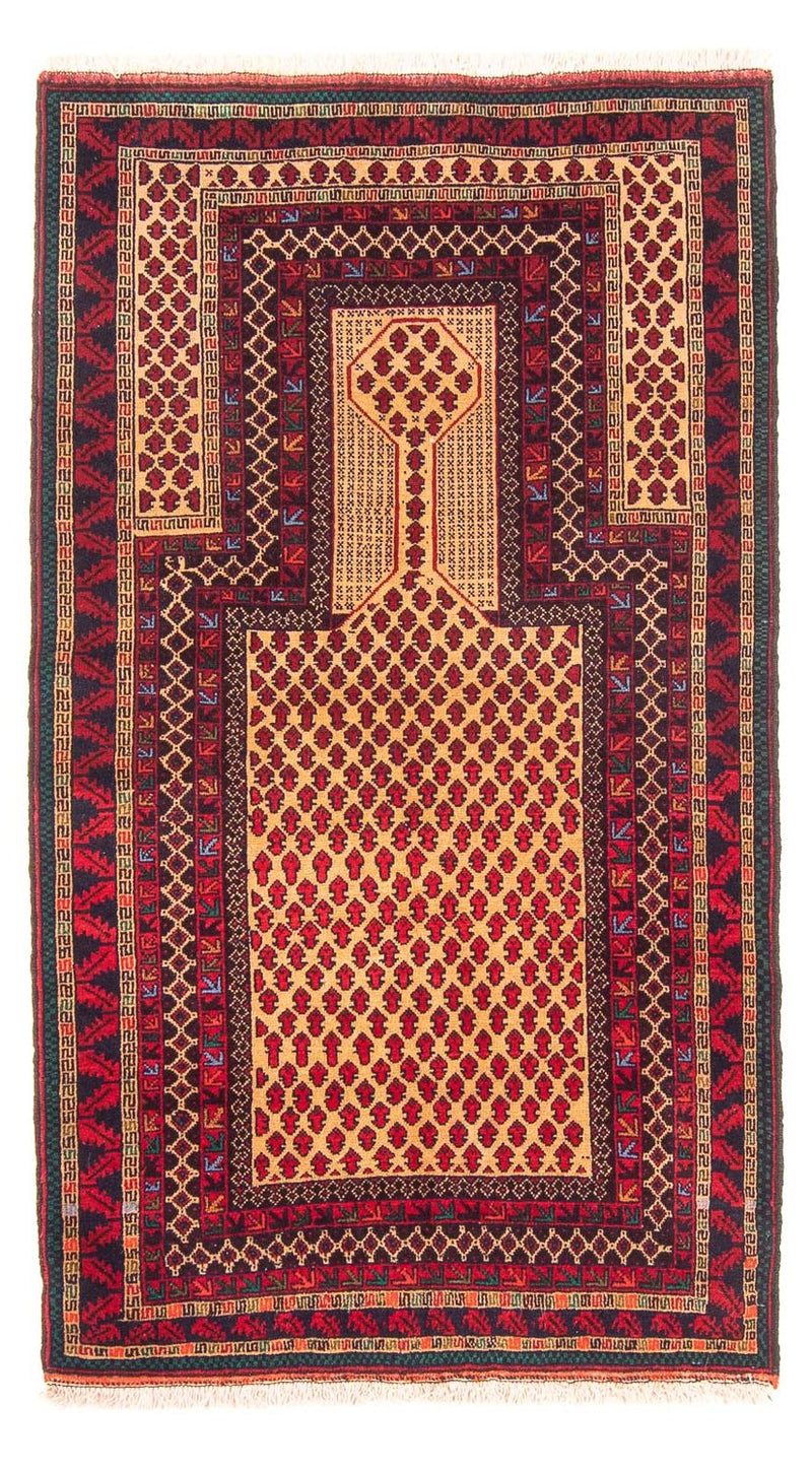 Belutsch Rug - Prayer Rug - 147 x 86 cm - beige