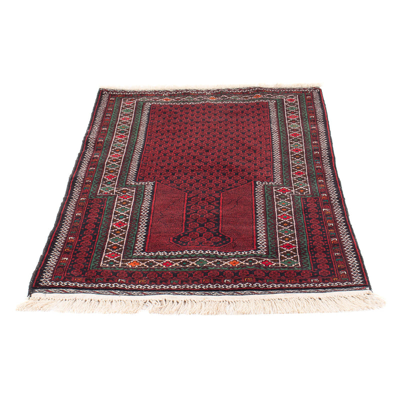 Belutsch Rug - Prayer Rug - 145 x 88 cm - red