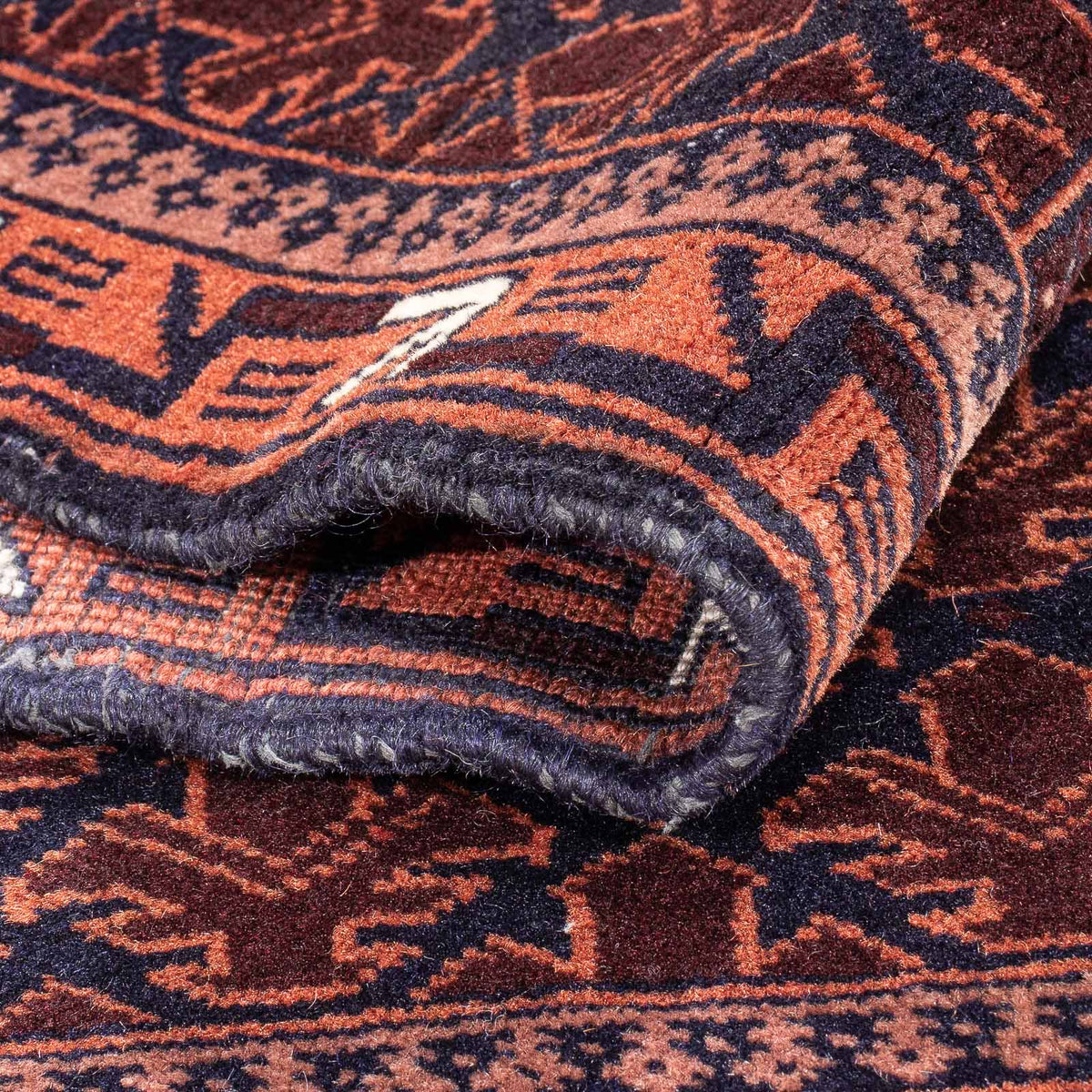 Belutsch Rug - Prayer Rug - 138 x 93 cm - dark blue