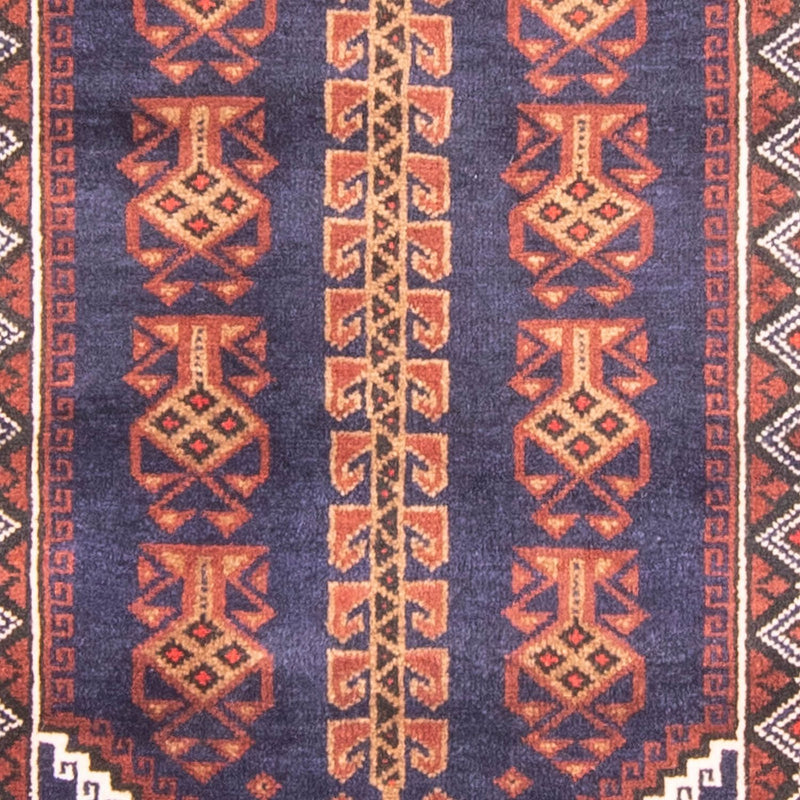 Belutsch Rug - Prayer Rug - 147 x 92 cm - blue