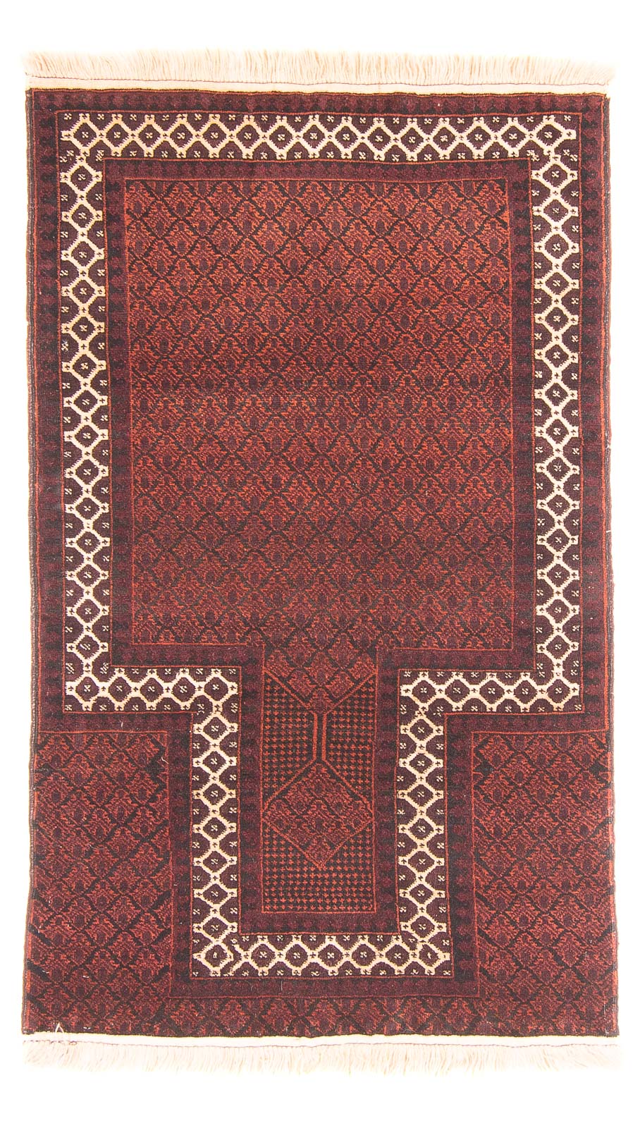 Belutsch Rug - Prayer Rug - 142 x 85 cm - red
