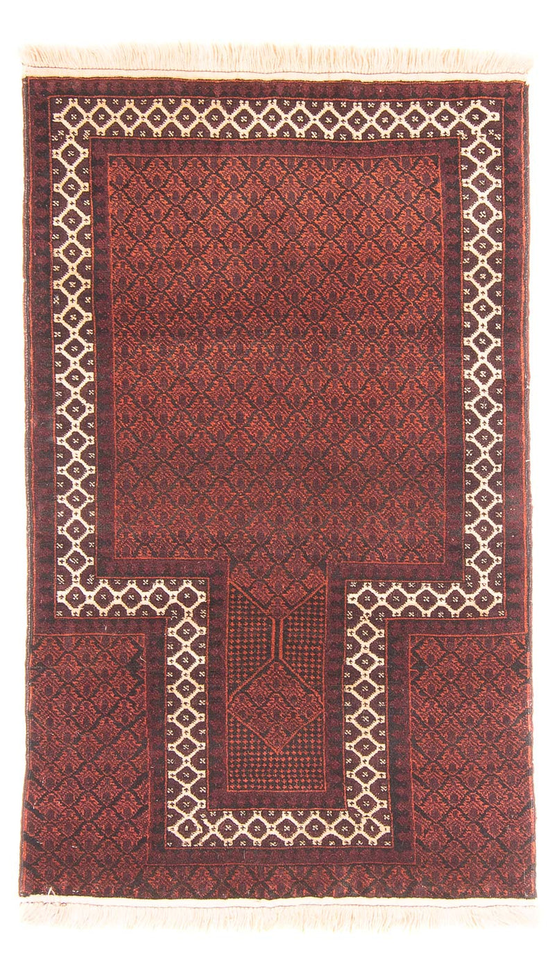 Belutsch Rug - Prayer Rug - 142 x 85 cm - red