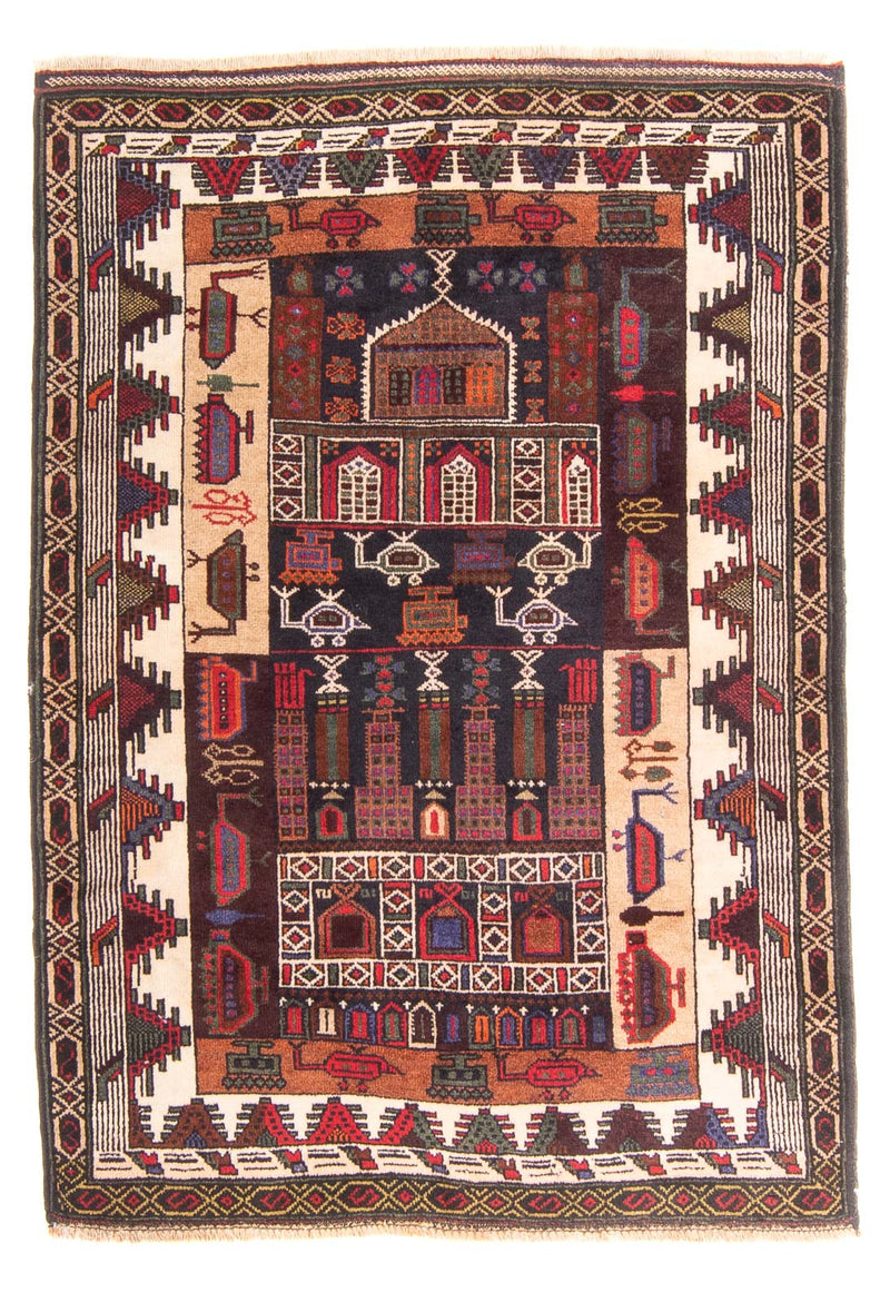 Belutsch Rug - Prayer Rug - 120 x 85 cm - dark blue