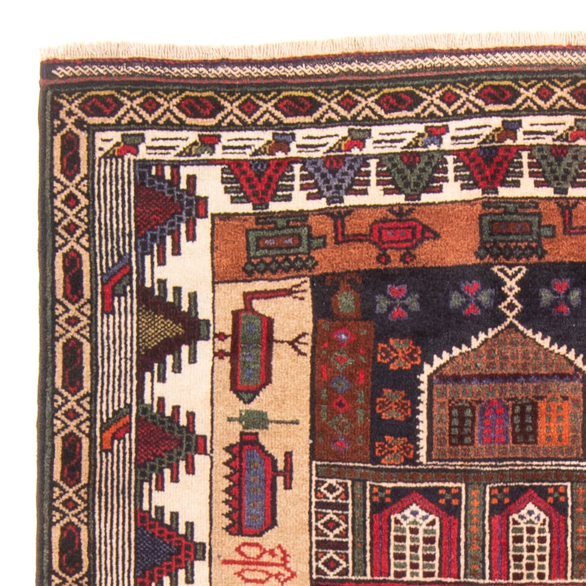 Belutsch Rug - Prayer Rug - 120 x 85 cm - dark blue