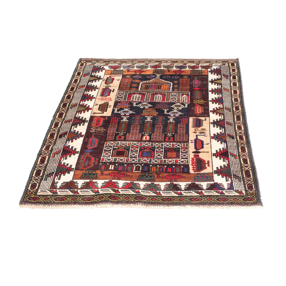 Belutsch Rug - Prayer Rug - 120 x 85 cm - dark blue