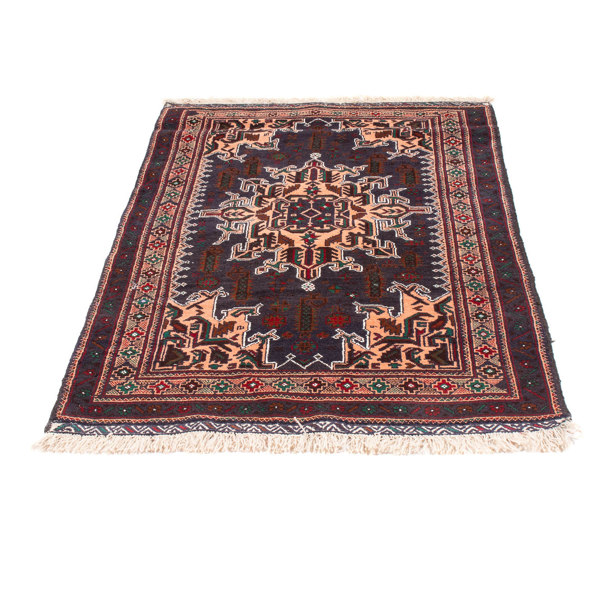 Belutsch Rug - 150 x 89 cm - dark blue