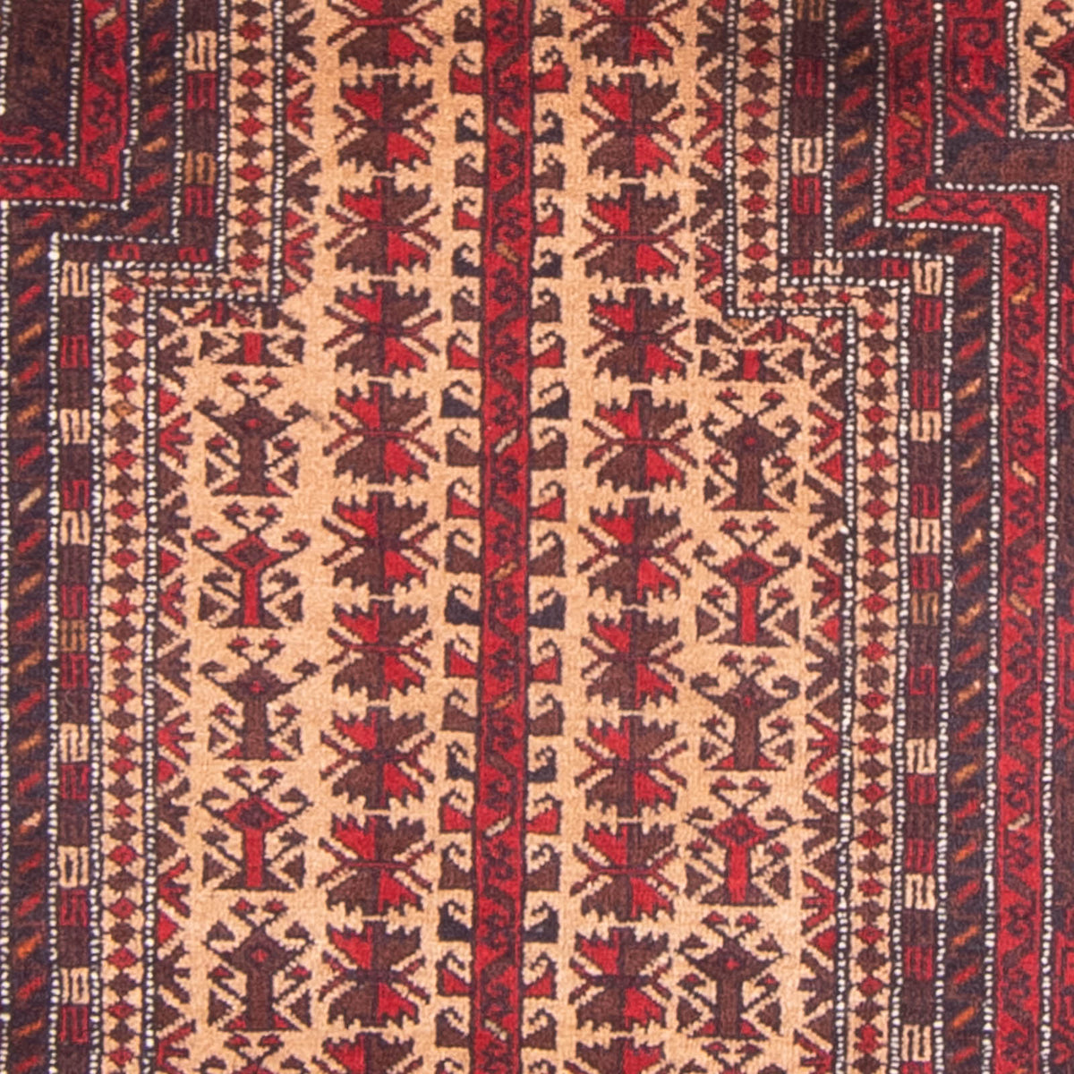 Belutsch Rug - Prayer Rug - 140 x 90 cm - gold